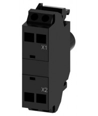 LED module with integrated LED 24 V AC/DC, blue, Spring-loaded terminal, for front plate mounting, Minimum order quantity 5 or a
