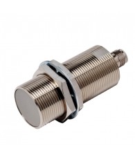 Proximity sensor, inductive, nickel-brass, long body, M30, shielded, 15 mm, DC, 3-wire, PNP NO, IO-Link COM3, M12 connector
