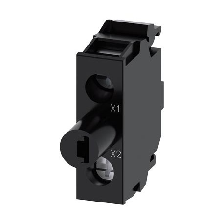 LED module with integrated LED 24 V AC/DC, red, screw terminal, for floor mounting, Minimum order quantity 5 or a multiple there