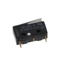 Subminiature basic switch, hinge lever, SPST-N, 5A