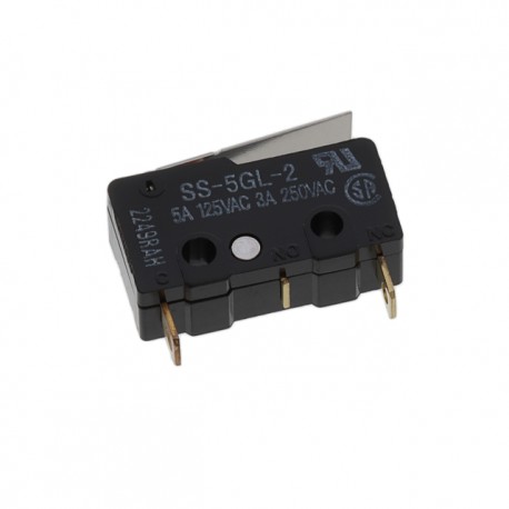 Subminiature basic switch, hinge lever, SPST-N, 5A