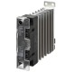 Solid-state relay, 1 phase, 27A, 24-240 VAC, with heat sink, DIN rail mount, input voltage 12-24V DC with Push-in terminals