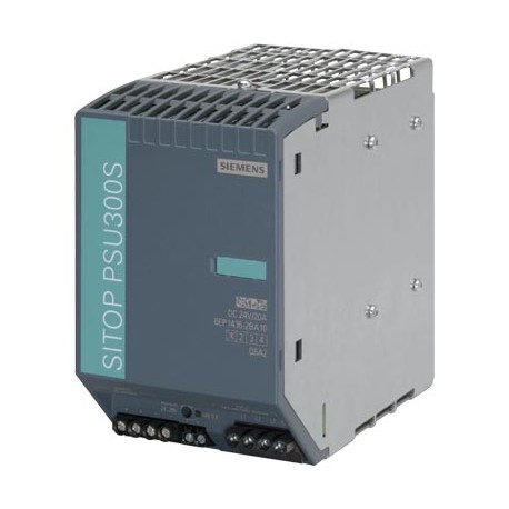 SITOP PSU300S 20 A stabilizedpower supply input: 400-500 V 3AC output: 24 V DC/20 A *Exapproval no longer available*