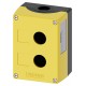 Enclosure for command devices, 22 mm, round, Enclosure material plastic, Enclosure top part yellow, 2 control points plastic, Re
