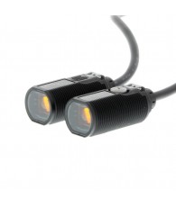 Photoelectric sensor, M18 threaded barrel, plastic, infrared LED, through-beam, 15 m, PNP, Light-ON/Dark-ON, 2 m cable