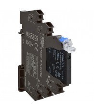 Slimline  SSR 6 mm, incl. socket, DC output MOSFET, 3 A, Screw terminals, 24 VDC