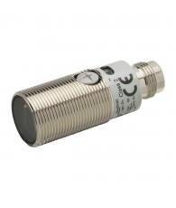 Fotoelektromos érzékelő M18-as fémházas, prizmás, érzékelési távolság 0,1-4m, PNP-kimenet, M12 csatlakozóval