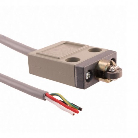 Compact enclosed limit switch, roller plunger, 5 A 250 VAC, 4 A 30 VDC, 3m VCTF oil-resistant cable
