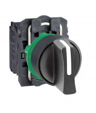 Harmony komplett műanyag választókapcsoló, O22, 3 állású középre visszatérő, 2NO