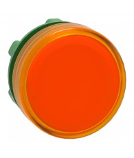 Harmony műanyag jelzőlámpa fej, O22, LED jelzőlámpához, narancssárga