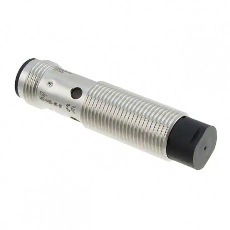 Induktív érzékelő M12-es átmérő, érzékelési távolság 8mm, PNP NO kimenet, M12-es csatlakozóval