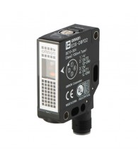 Fotoelektromos érzékelő, átlátszó tárgyakhoz, prizmás, érzékelési távolság 4,5m, PNP-kimenet, M12 csatlakozóval