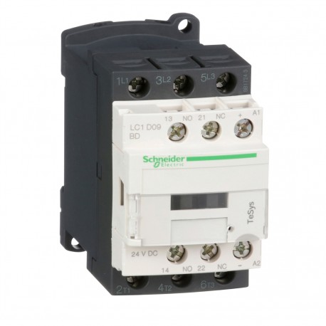 DC mágneskapcsoló, 4kW/9A (400V, AC3), csavaros csatlakozás, 1Z+1NY