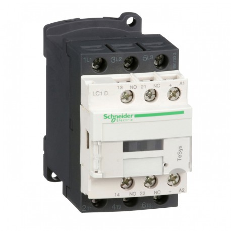 DC mágneskapcsoló, 7,5kW/18A (400V, AC3), csavaros csatlakozás, 1Z+1NY